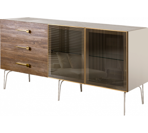 Комод для гостиной Богемия Вуд (Bogemia Wood) БМКМ-4(Wo)[5]